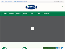 Tablet Screenshot of blowtac.com.tw